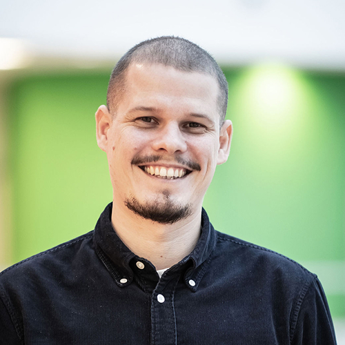 Portræt af Morten Hauge